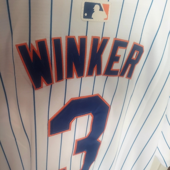 Jesse Winker NY Mets White Stitched Jersey. Size 2XL. NWT - Picture 5 of 5